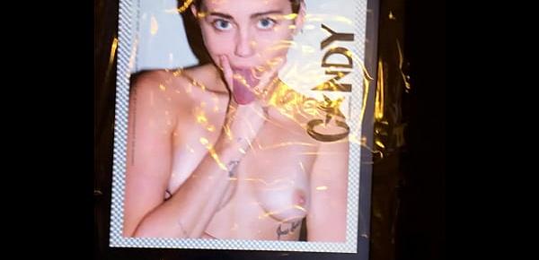  Miley Cyrus Cumtribute